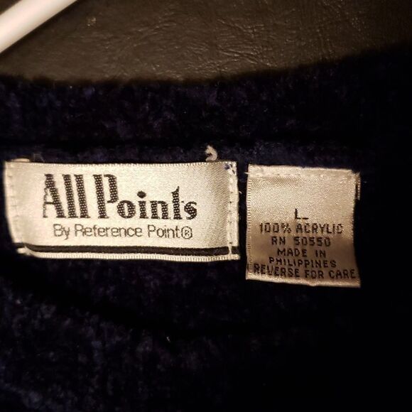 All Points sweater Deep navy L - Picture 4 of 4